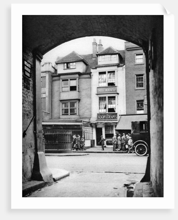 Old house and a tavern surviving in Aldgate, London by McLeish