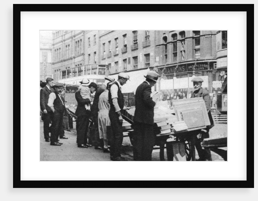 Bookstalls on Shoreditch High Street, London by Whiffin
