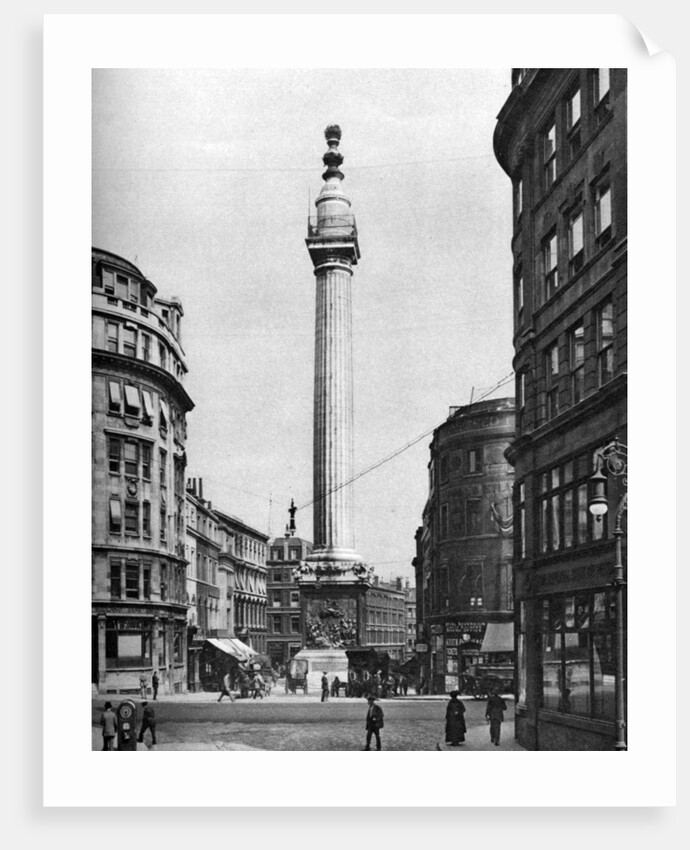 The Monument to the Great Fire, London by McLeish