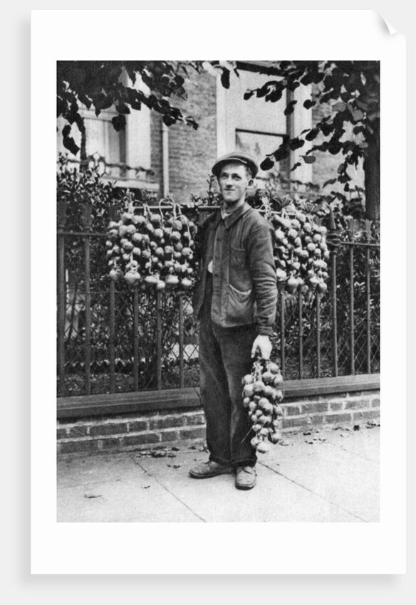 Breton onion seller, London by McLeish