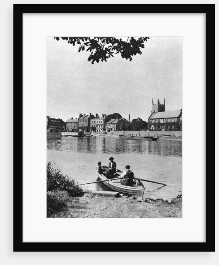 Ferry across the Thames to the 'London Apprentice' inn, Isleworth, London by McLeish