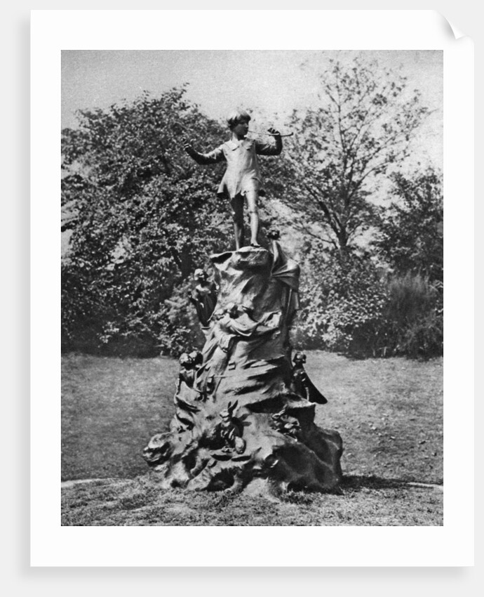 The Peter Pan statue, Kensington Gardens, London by Arnold