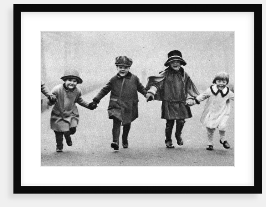 Young children in Hyde Park, London by Anonymous