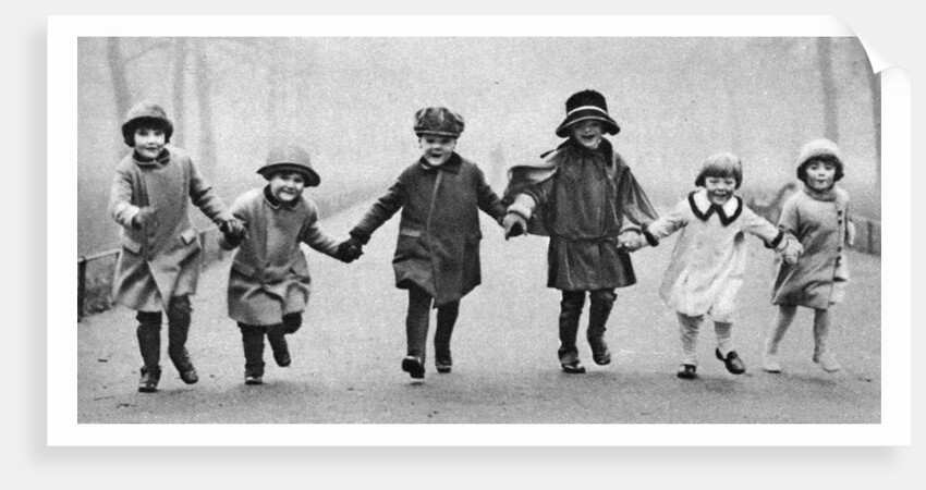 Young children in Hyde Park, London by Anonymous