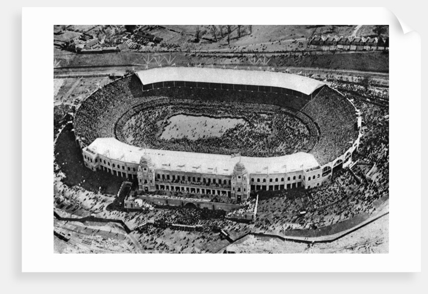 The first Cup Final at Wembley Stadium, London by Anonymous