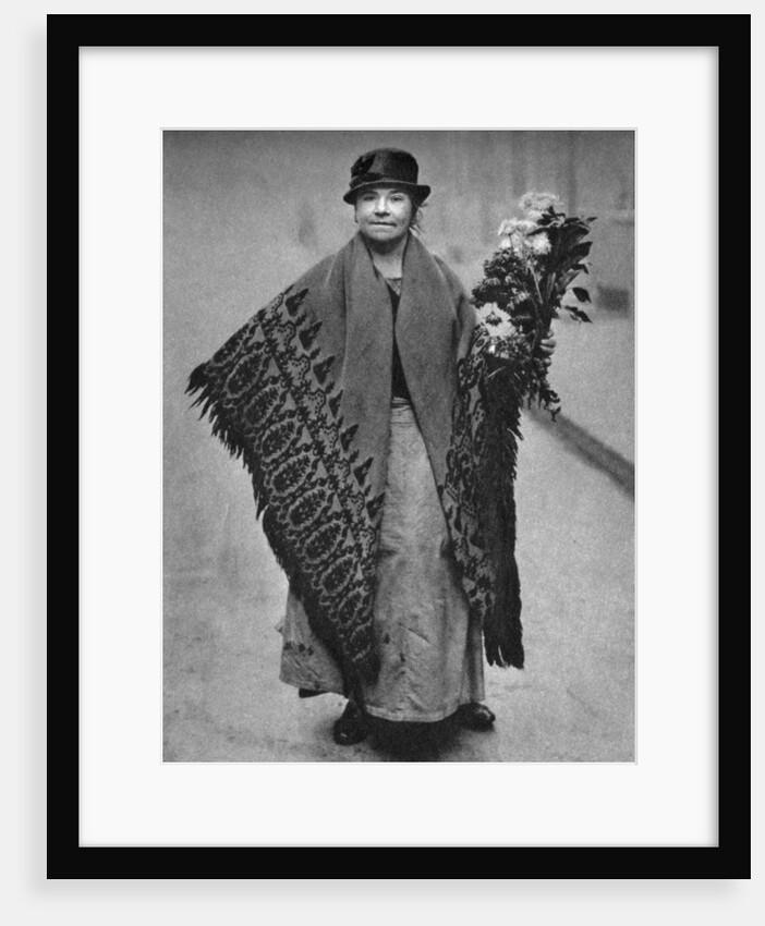 Flower girl, London by Anonymous