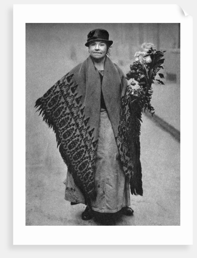 Flower girl, London by Anonymous