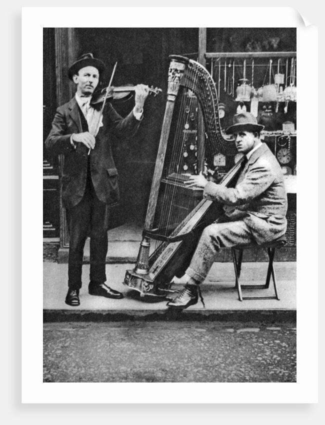 Street musicians, London by Anonymous