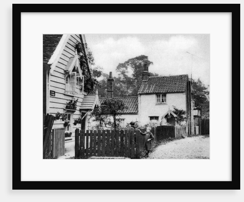 Timber cottages by Hadley Green, London by McLeish