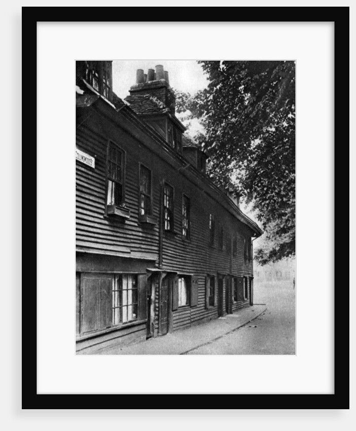 An old wooden house in Collingwood Street, London by Whiffin