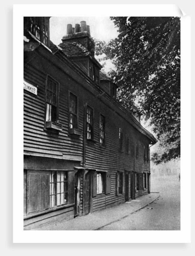 An old wooden house in Collingwood Street, London by Whiffin
