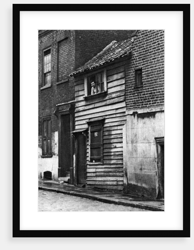 An old wooden house in St John's Hill, Shadwell, London by Whiffin