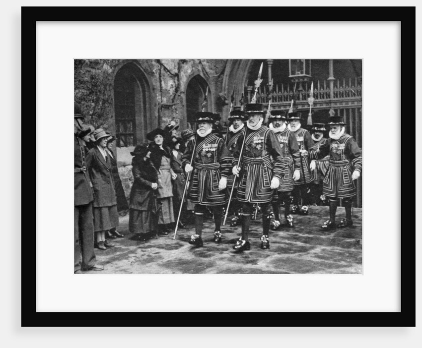 Distribution of the Maundy Money by Yeomen Warders, Tower of London by Anonymous