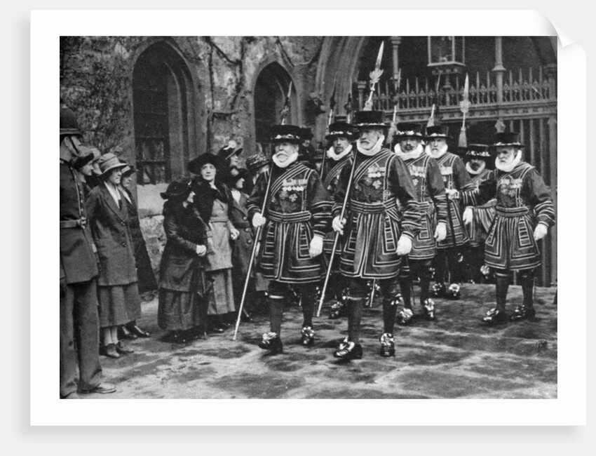 Distribution of the Maundy Money by Yeomen Warders, Tower of London by Anonymous