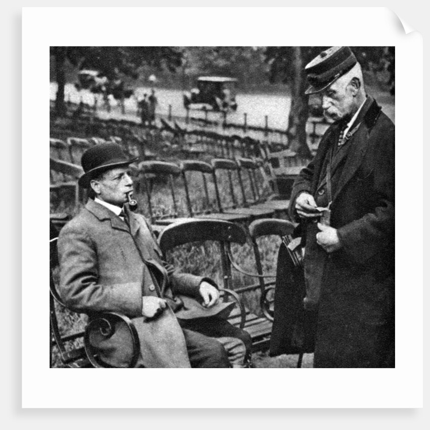 Chair hire charge, Hyde Park, London by Anonymous