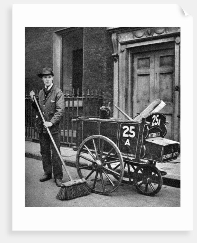 Road sweeper, London by Anonymous
