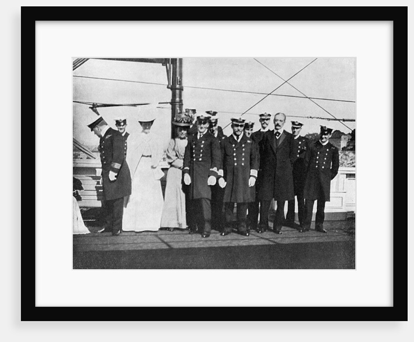 On board the royal yacht Victoria and Albert III, Christiania (Oslo), Norway by Queen Alexandra