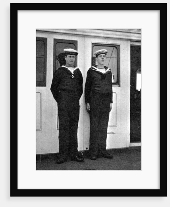Two ship's boys on the royal yacht Victoria and Albert III by Queen Alexandra