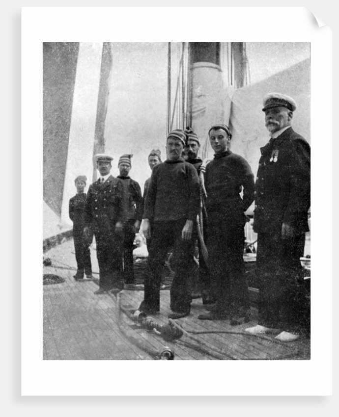 On board the yacht 'Britannia' by Queen Alexandra