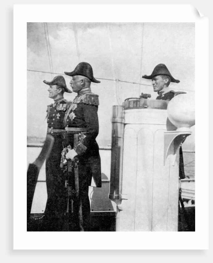 The Duke of Connaught with Commodores Keppel and Crampton by Queen Alexandra