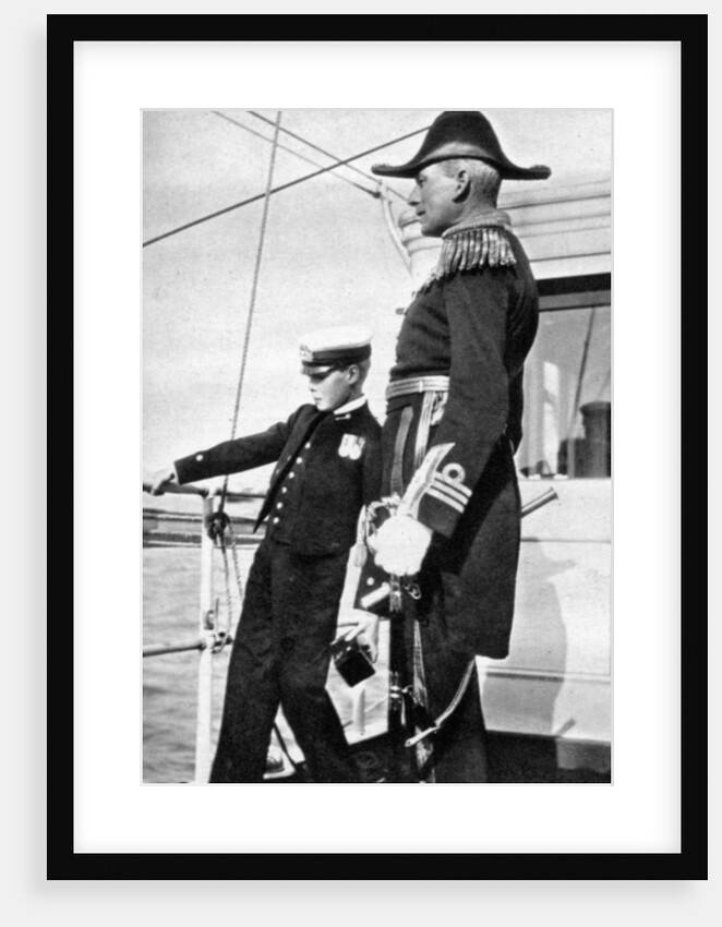 Prince Edward (1894-1972), the future King Edward VIII, with Sir Charles Cust by Queen Alexandra