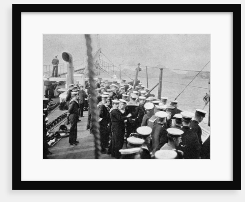 The crew of the royal yacht Victoria and Albert III, Norway by Queen Alexandra