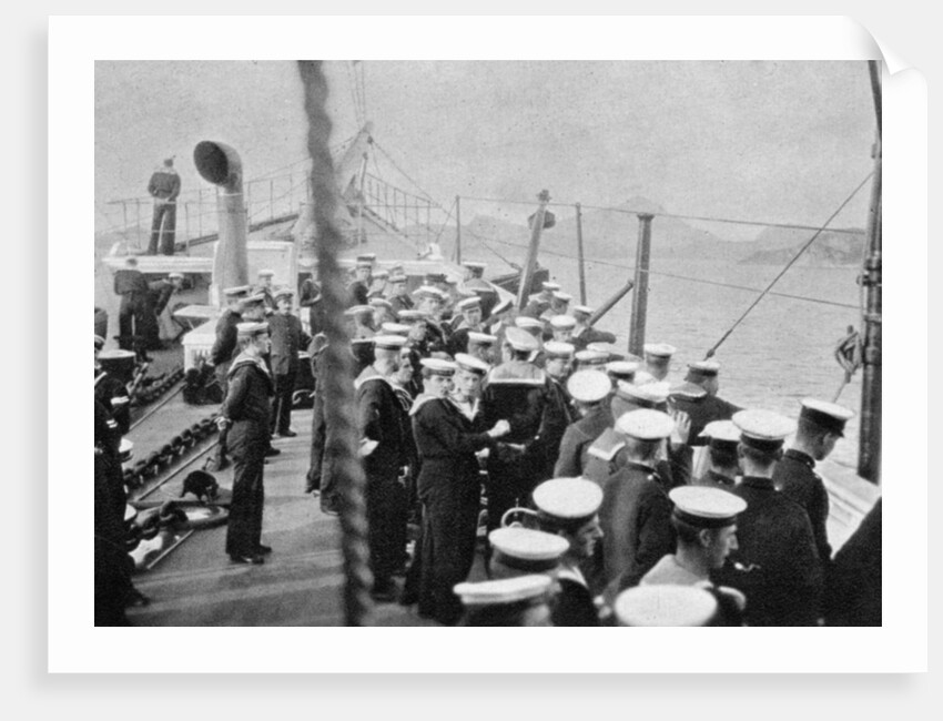 The crew of the royal yacht Victoria and Albert III, Norway by Queen Alexandra