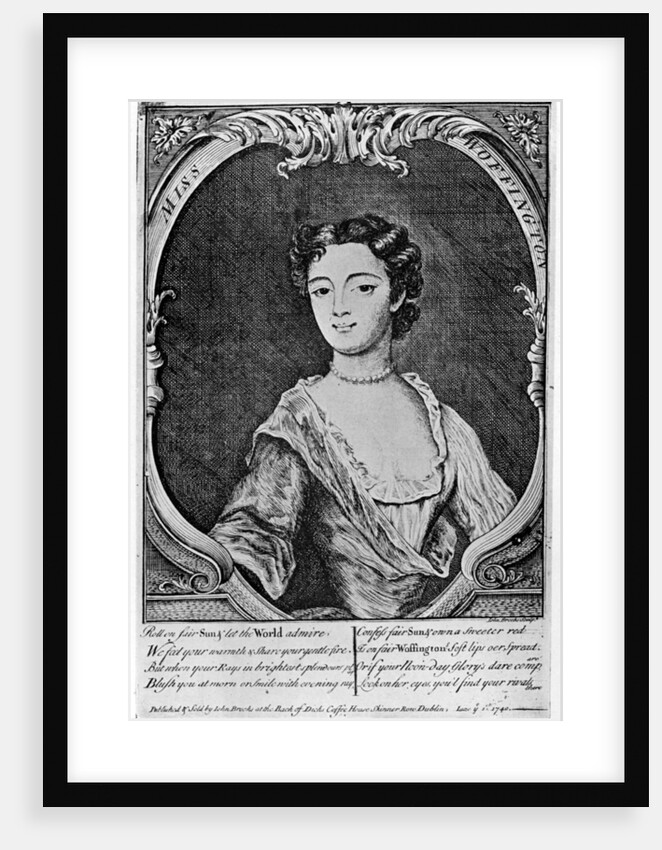 Margaret 'Peg' Woffington (1720-1760), Irish actress by John Brooks