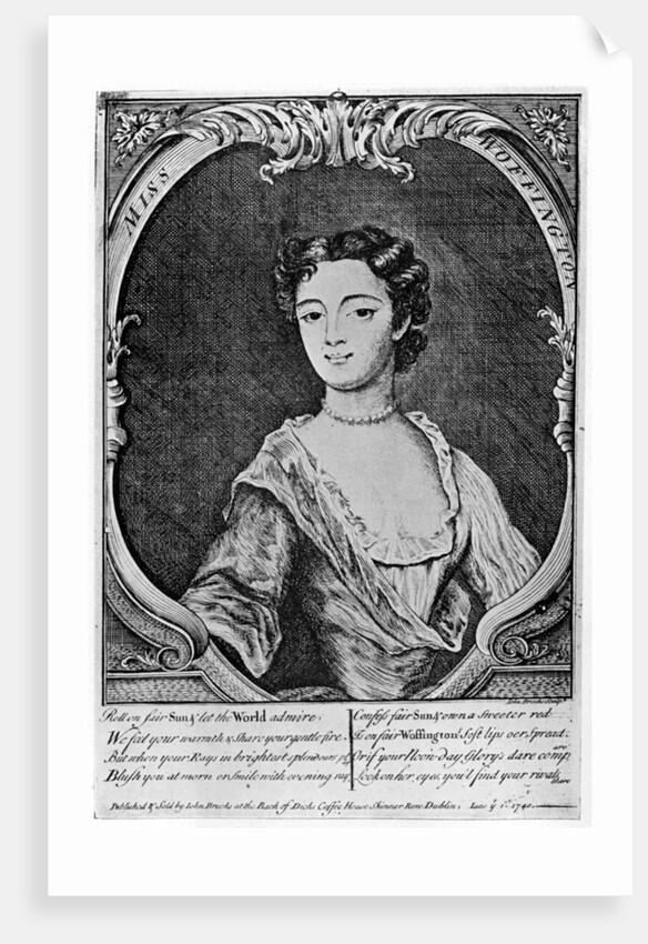 Margaret 'Peg' Woffington (1720-1760), Irish actress by John Brooks