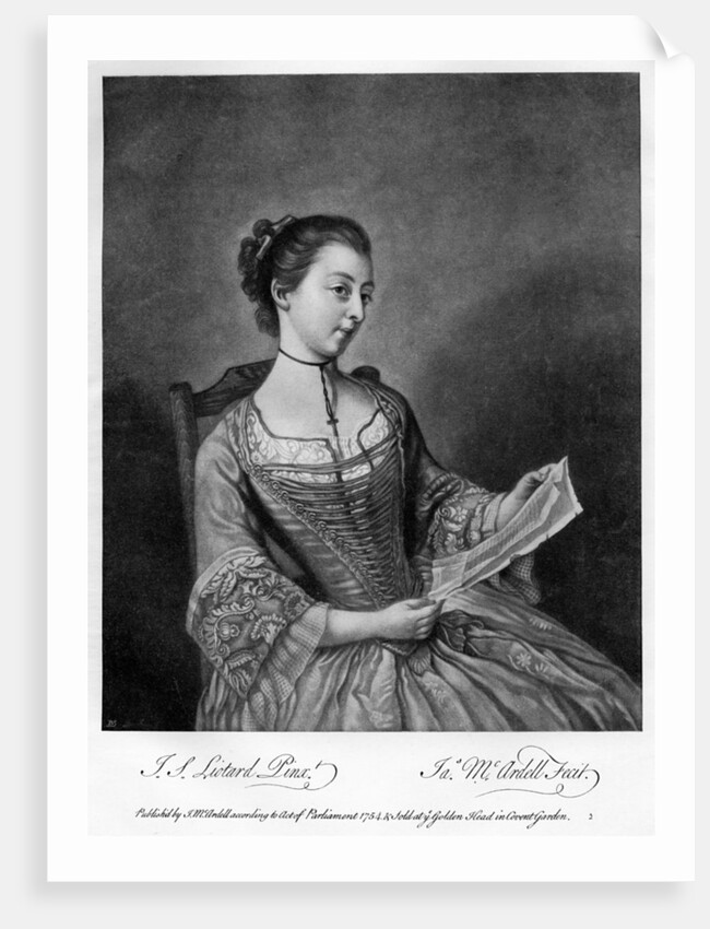 Miss Lewis by James McArdell