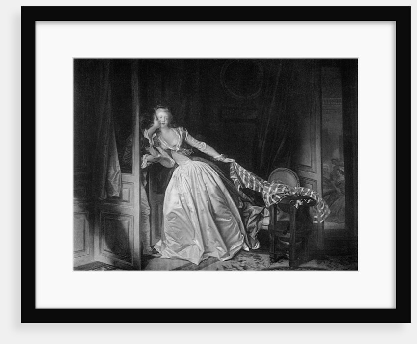 The Solen Kiss by Jean-Honore Fragonard