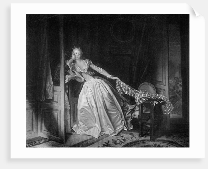 The Solen Kiss by Jean-Honore Fragonard