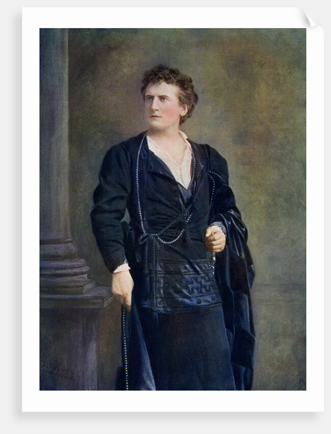 Wilson Barrett (1846-1904), English actor, theatre manager, and playwright by W&D Downey