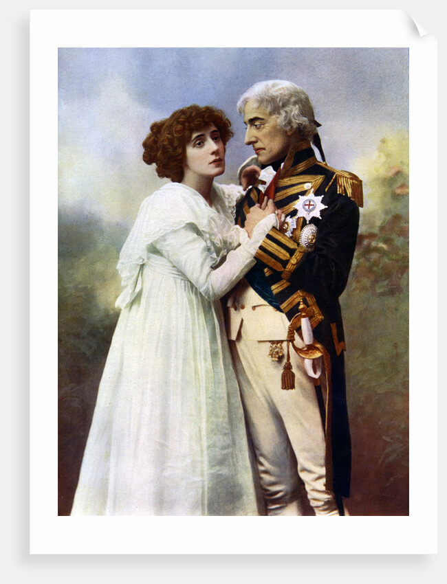 Johnston Forbes-Robertson (1853-1937) and Mrs Patrick Campbell by W&D Downey