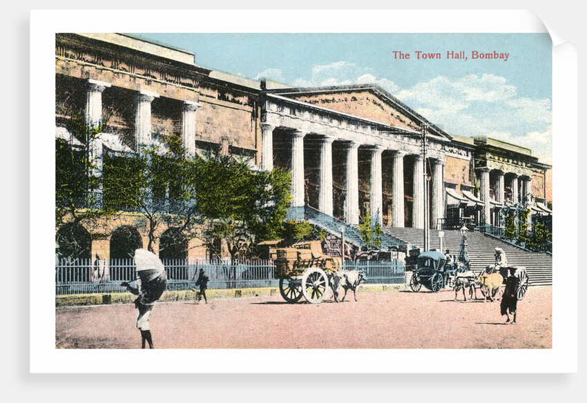The Town Hall, Bombay, India by Anonymous
