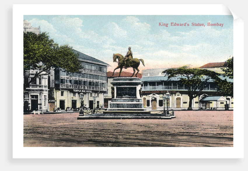 'King Edward's Statue, Bombay', India by Anonymous
