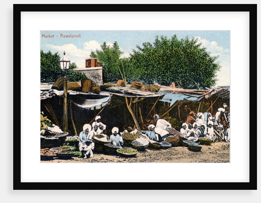 Market, Rawalpindi, India by Anonymous