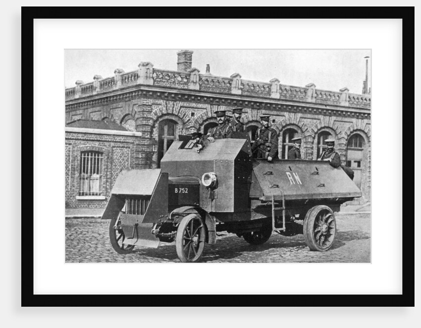 British armoured vehicle, First World War by Anonymous