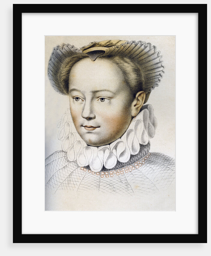 Marguerite de Valois (1553-1615), queen consort of Henry IV of France by Franz Kellerhoven