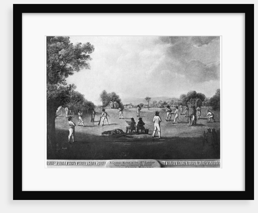 A cricket match by George Morland
