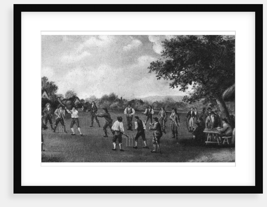A country cricket match by Henry Dixon