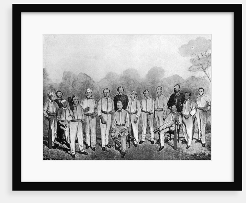 The first English cricket team to visit Australia by Anonymous
