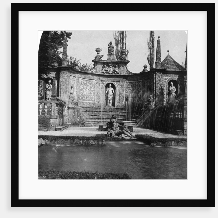 Fountain, Hellbrunn Castle, Salzburg, Austria by Wurthle & Sons