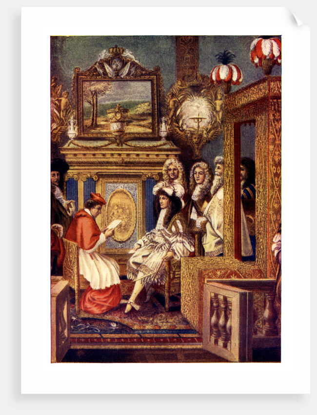 Scene from a French court by Anonymous