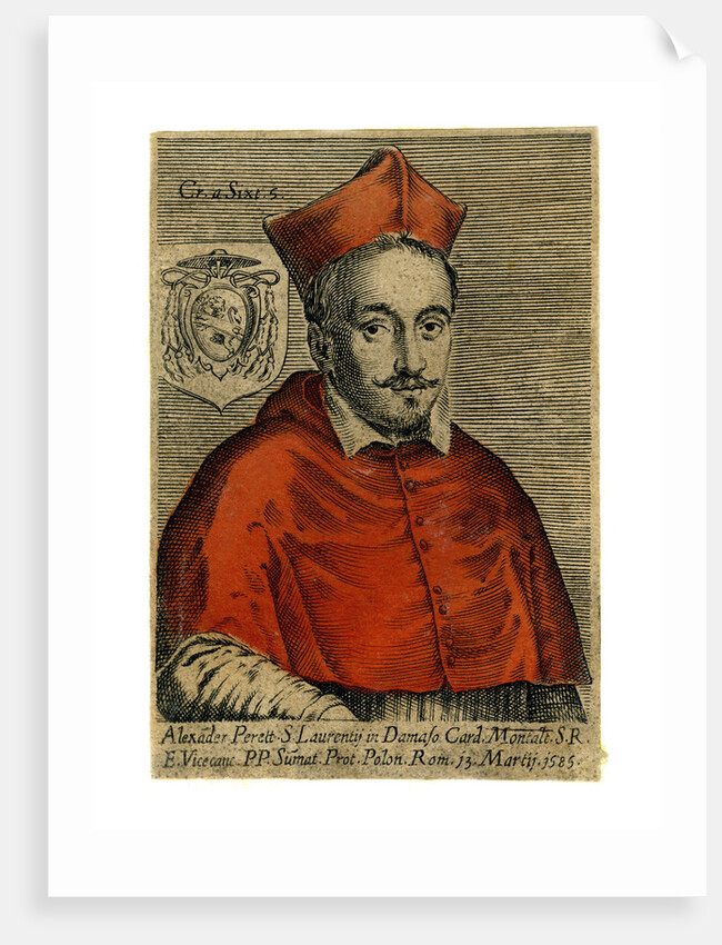 Cardinal Alexander Perett by Anonymous