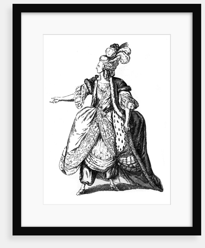 A princess' costume by Leclere