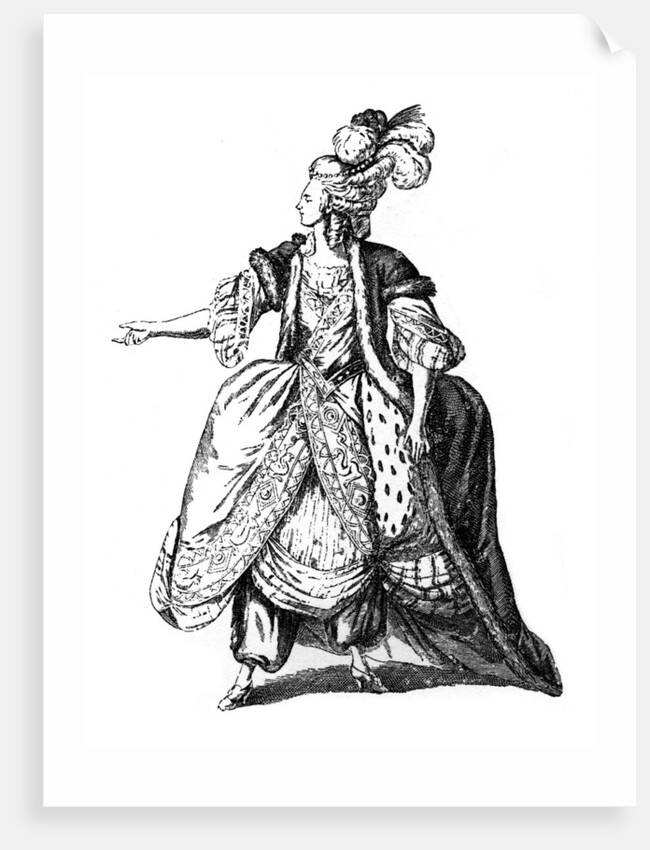 A princess' costume by Leclere