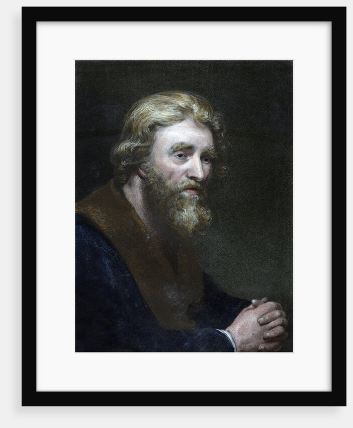 Portrait of a bearded man by Richard James Lane