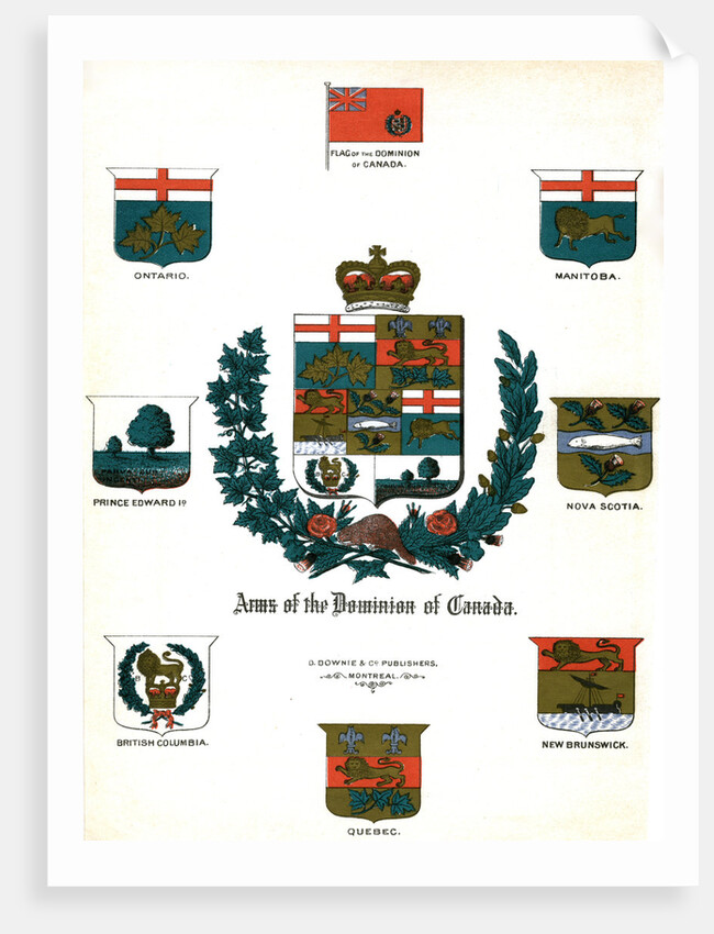 Coats of arms and flags of Canada by Anonymous
