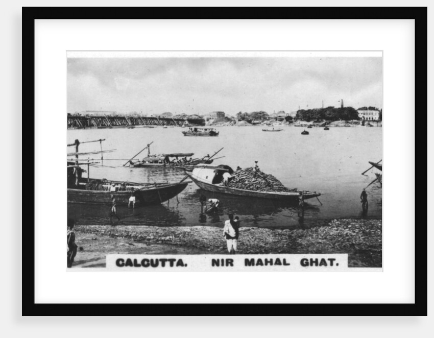 Nir Mahal Ghat, Calcutta, India by Anonymous